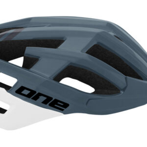 One | MTB Race Fietshelm Verstelbaar Grijs/Wit Maat 57-61 cm (M/L)