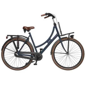 Avalon | Dames Transportfiets Cargo 28 Inch 57 cm 3V Rollerbrake Matblauw
