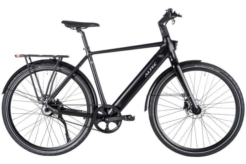 Altec | Electrische Herenfiets Blitz 28 Inch 55 cm Hydraulische schijfrem Matzwart