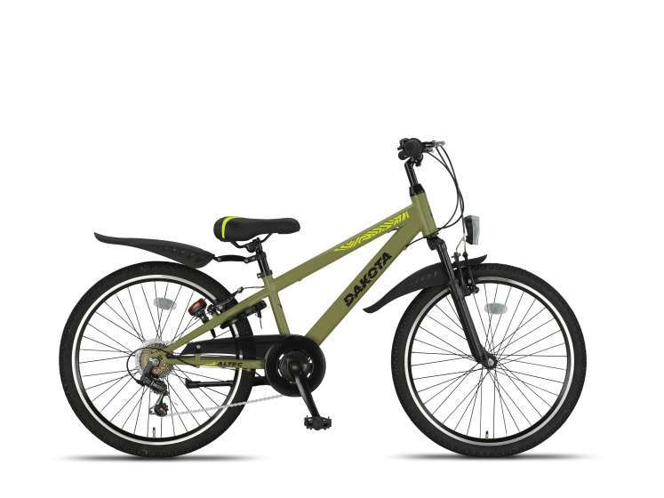 Altec | Kinder Mountainbike Dakota 24 Inch Jongens 7V V-Brakes Legergroen