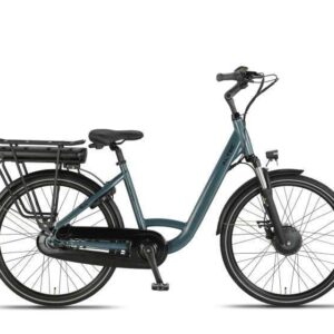 Altec | Electrische Damesfiets Diamond 26 Inch 44 cm 7V Hydraulische schijfrem Blauwgroen