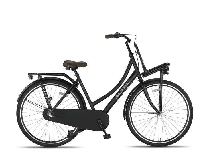 Altec | Dames Transportfiets Nostalgia 28 Inch 53 cm 3V Terugtraprem Matzwart