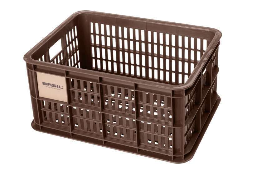 Basil | Fietskrat gerecycled S 17,5 liter bruin - 21115