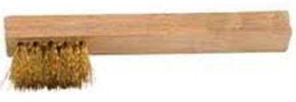 Cyclus Tools | Bougieborstel hout/staal 10 cm blank/goud