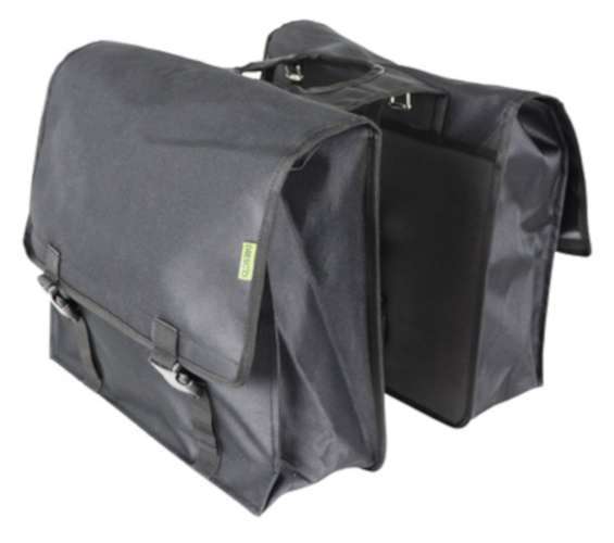 Dresco | Super Shopper Dubbele Fietstas 50 Liter Nylon Zwart