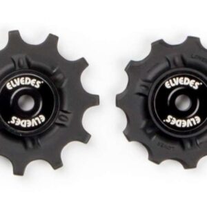 Elvedes | Derailleurwieltjes cp2017100 11t 9v/10v/11v zwart 2 stuks