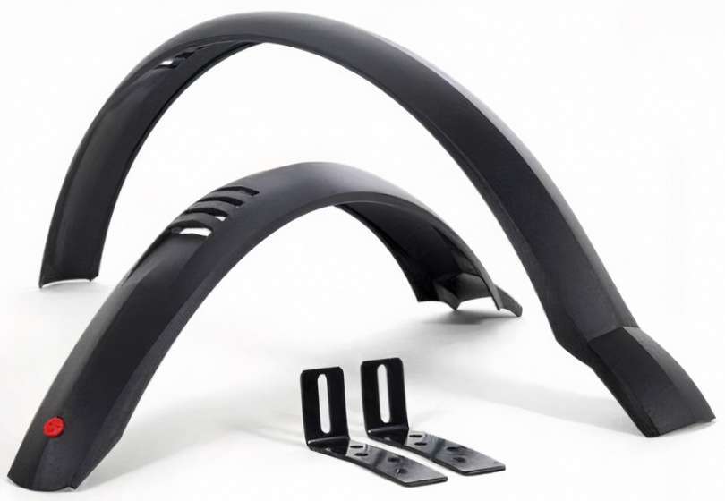 spatbordset Taipan MTB 20 inch 50 mm zwart