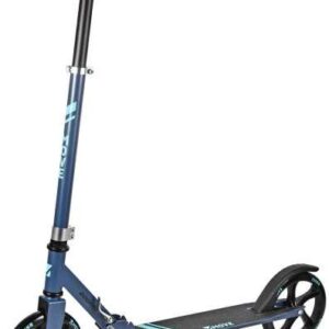 2- wiel step bx opvouwbaar 200 mm voetrem blauw/zwart
