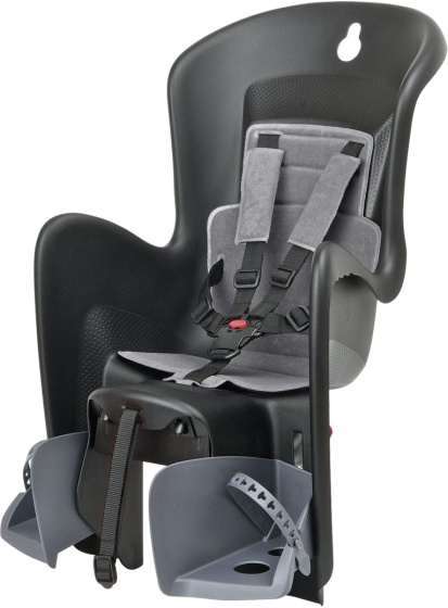 Polisport | Bilby Maxi CFS achterdrager zwart/donkergrijs