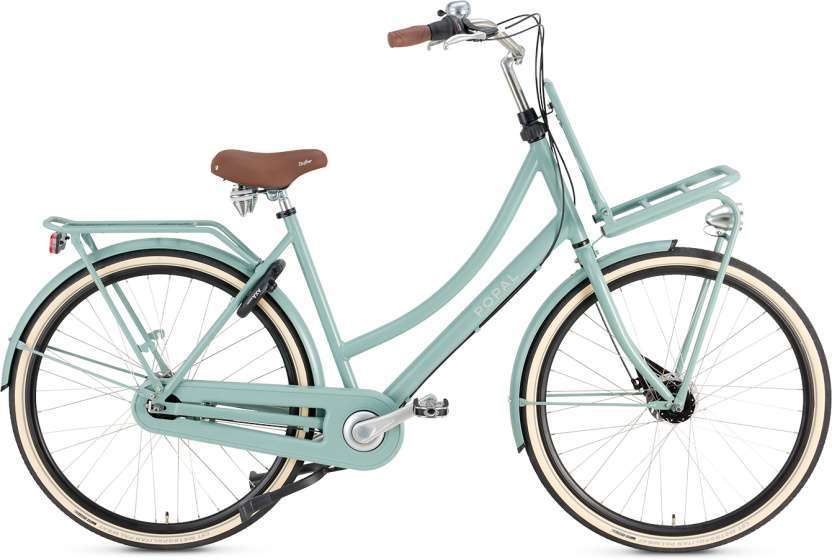 Popal | Dames Transportfiets Daily Dutch Prestige 28 Inch 47 cm 7V Rollerbrake Mintgroen
