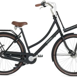 Daily Dutch Prestige 28 Inch 59 cm Dames 3V Terugtraprem Matzwart