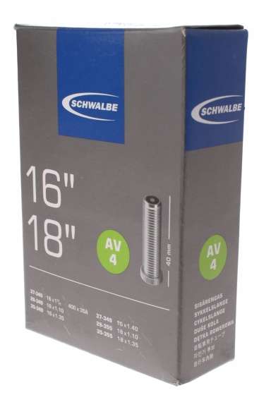 Schwalbe | Binnenband 16/18 inch (37-340, 28/37-349, 28/35-355) AV 40 mm