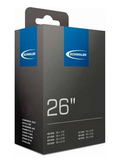 Schwalbe | Binnenband 26x1.50-2.50 ETRTO 40/62-559, Dunlop Blitz/Holland DV13 40mm