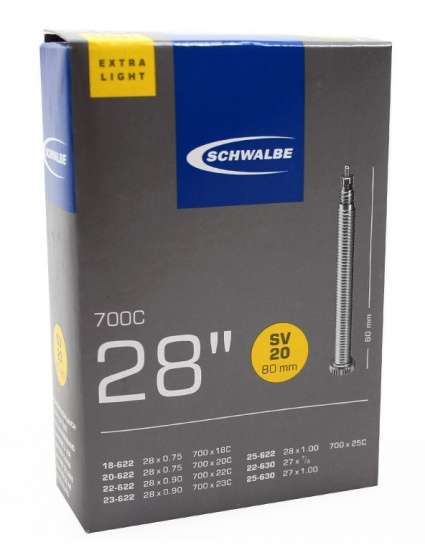 Schwalbe | Binnenband 27/28 x 0.75/1.00 (18/25-622/630) FV 80 mm