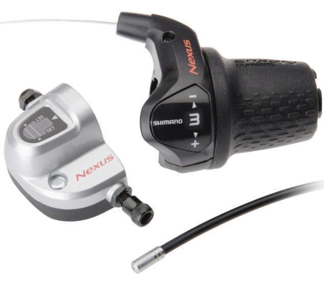 Shimano | Nexus SL-3S42E Draaiversteller met Kabels & Clickbox 3S Zwart