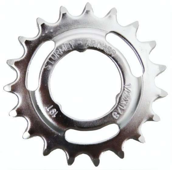 Sturmey Archer | Tandwiel opsteek 1/2 x 1/8 19T verchroomd