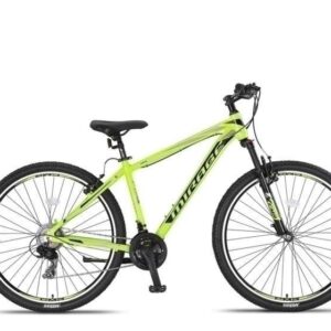 Umit | Mountainbike Mirage Cropped 29 Inch 41 cm Unisex 21V V-Brakes Lime/Zwart