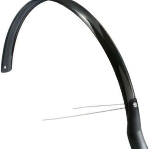 Eurofender | Snello Achterspatbord PVC 28 Inch 51 mm Zwart