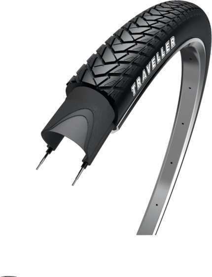 WOLFF | Traveller, zwart met reflectie, 28x1.60 , ETRTO 42-622 1.2mm anti-leklaag