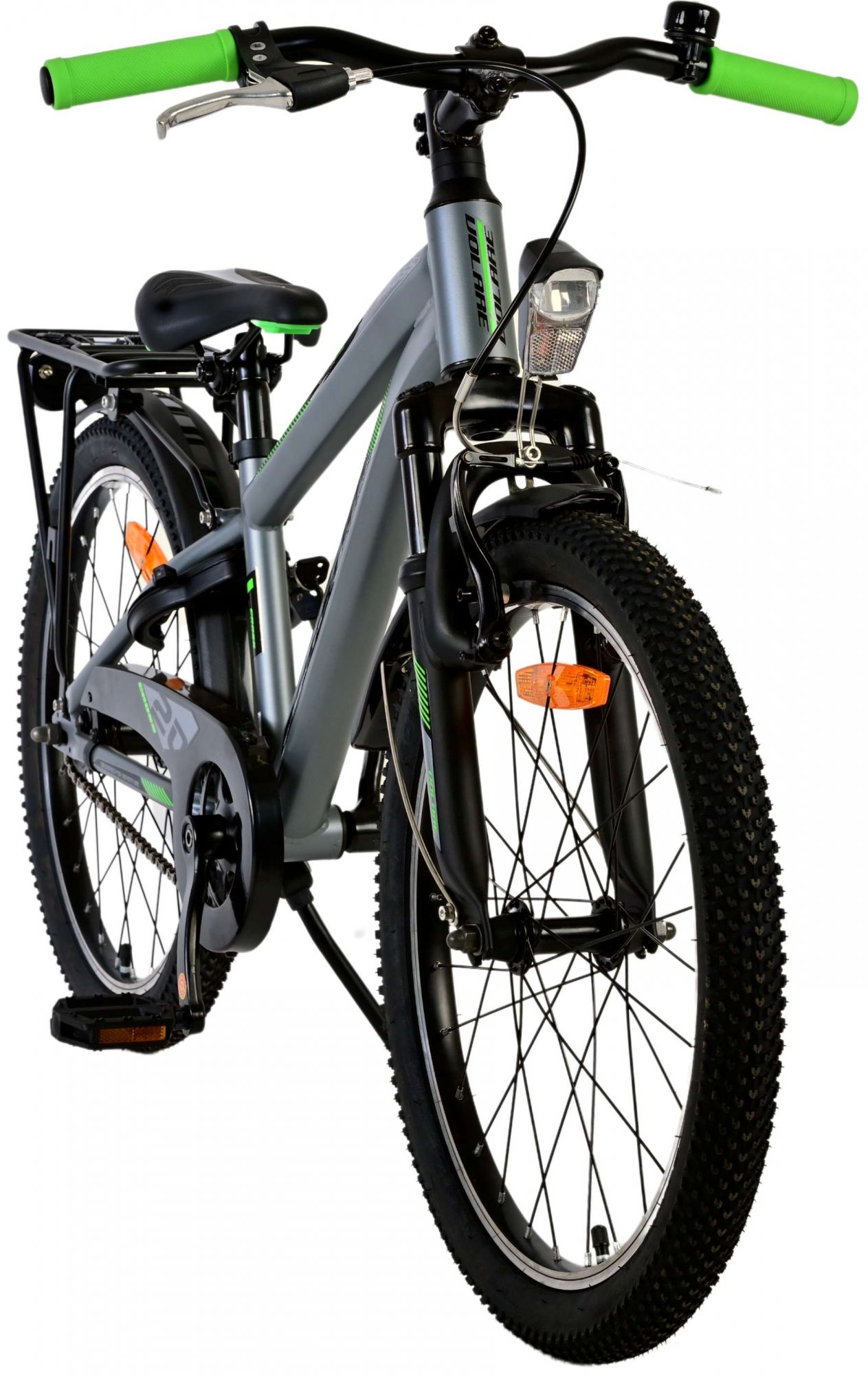 Volare | Jongens Kinderfiets Cross, 20 inch, Donker Grijs - Afbeelding 6