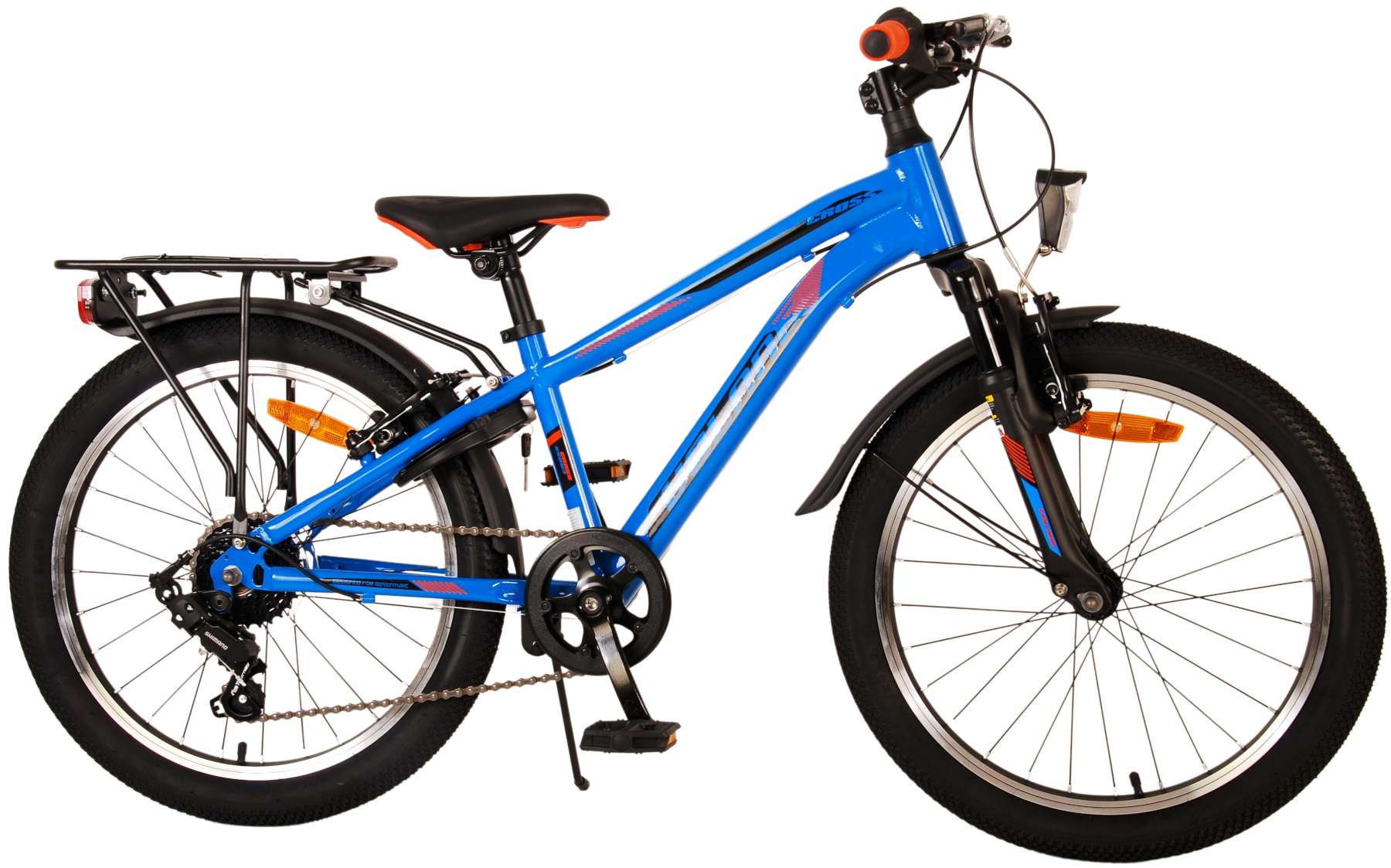 Volare | Jongens Kinderfiets Cross, 20 inch, Blauw, 6 versnellingen - Afbeelding 2