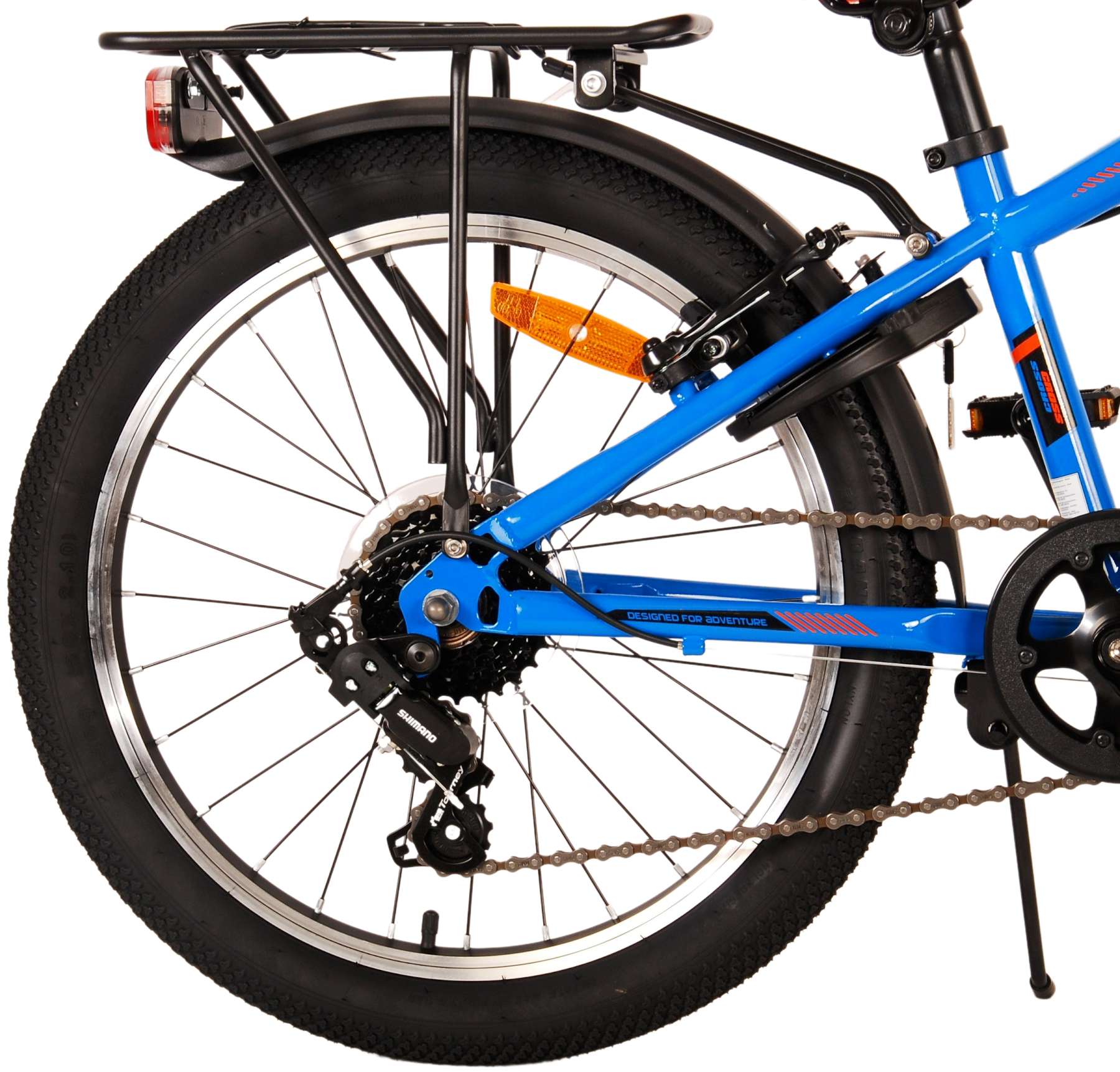Volare | Jongens Kinderfiets Cross, 20 inch, Blauw, 6 versnellingen - Afbeelding 4