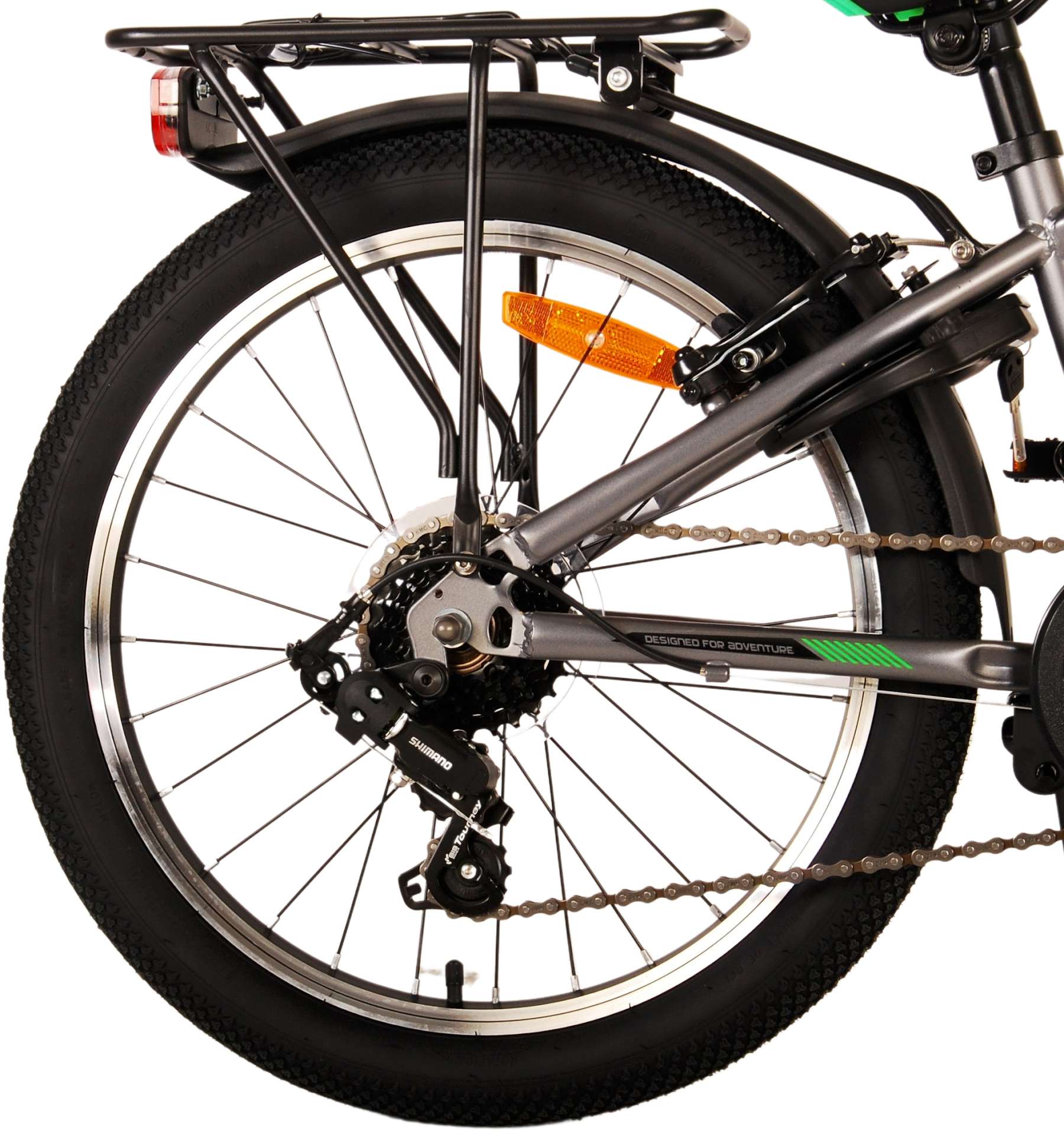 Volare | Jongens Kinderfiets Cross, 20 inch, Grijs, 6 versnellingen - Afbeelding 4