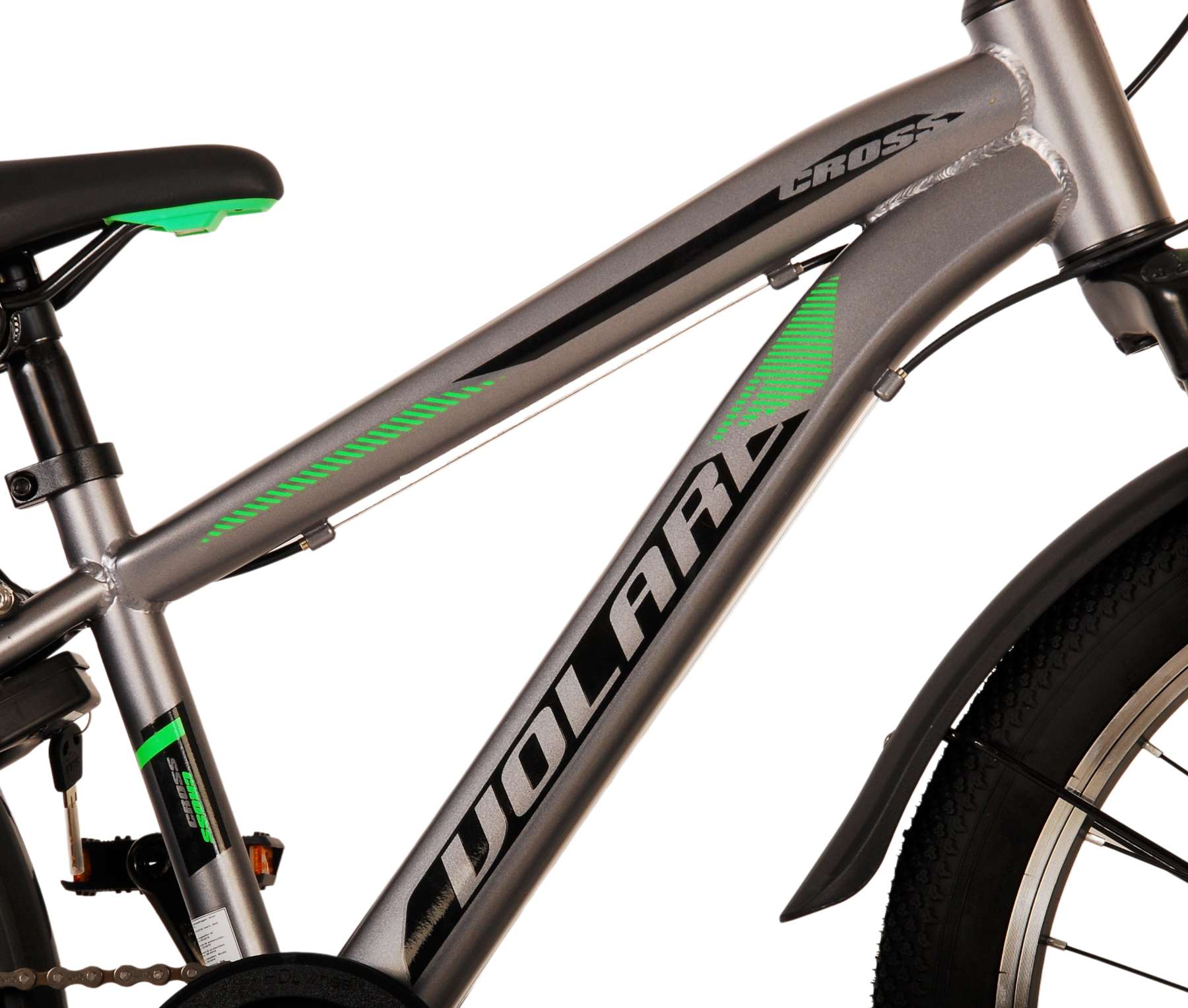 Volare | Jongens Kinderfiets Cross, 20 inch, Grijs, 6 versnellingen - Afbeelding 7