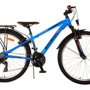 Volare | Jongens Kinderfiets Cross, 26 inch, Blauw, 21 versnellingen, Twee handremmen