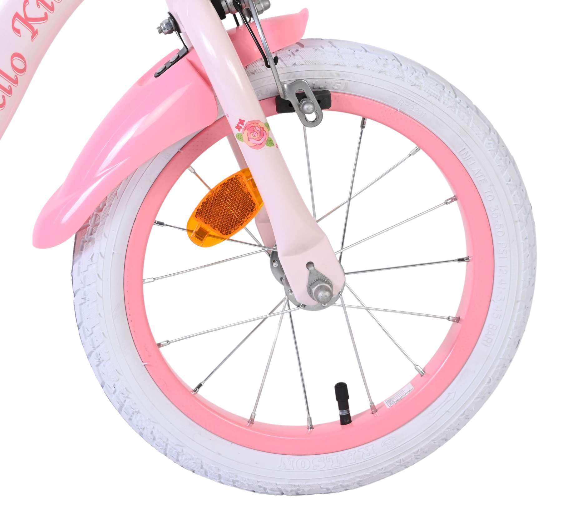 Sanrio | Meisjes Kinderfiets Hello Kitty, 14 inch, Roze - Afbeelding 3