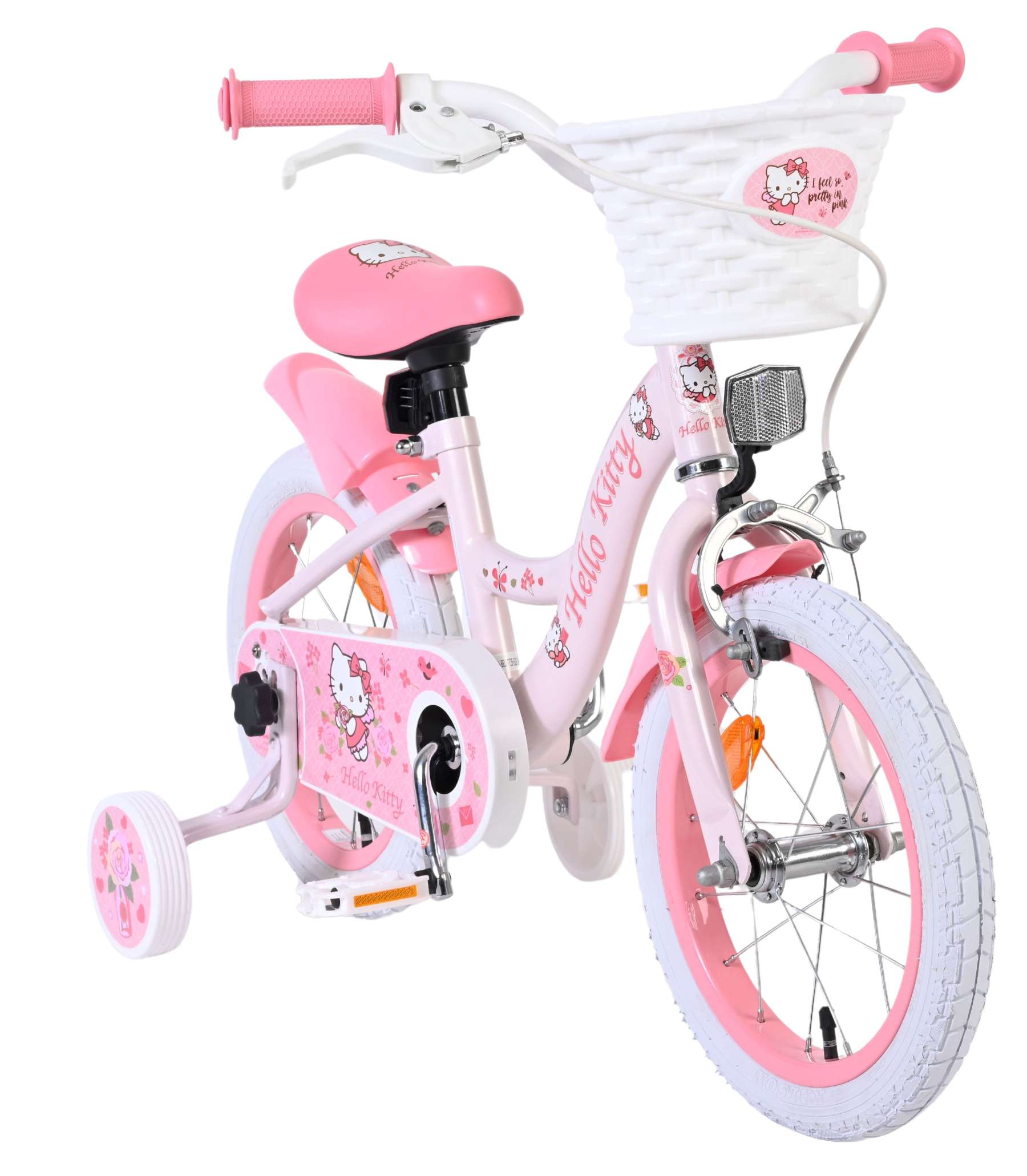 Sanrio | Meisjes Kinderfiets Hello Kitty, 14 inch, Roze - Afbeelding 5