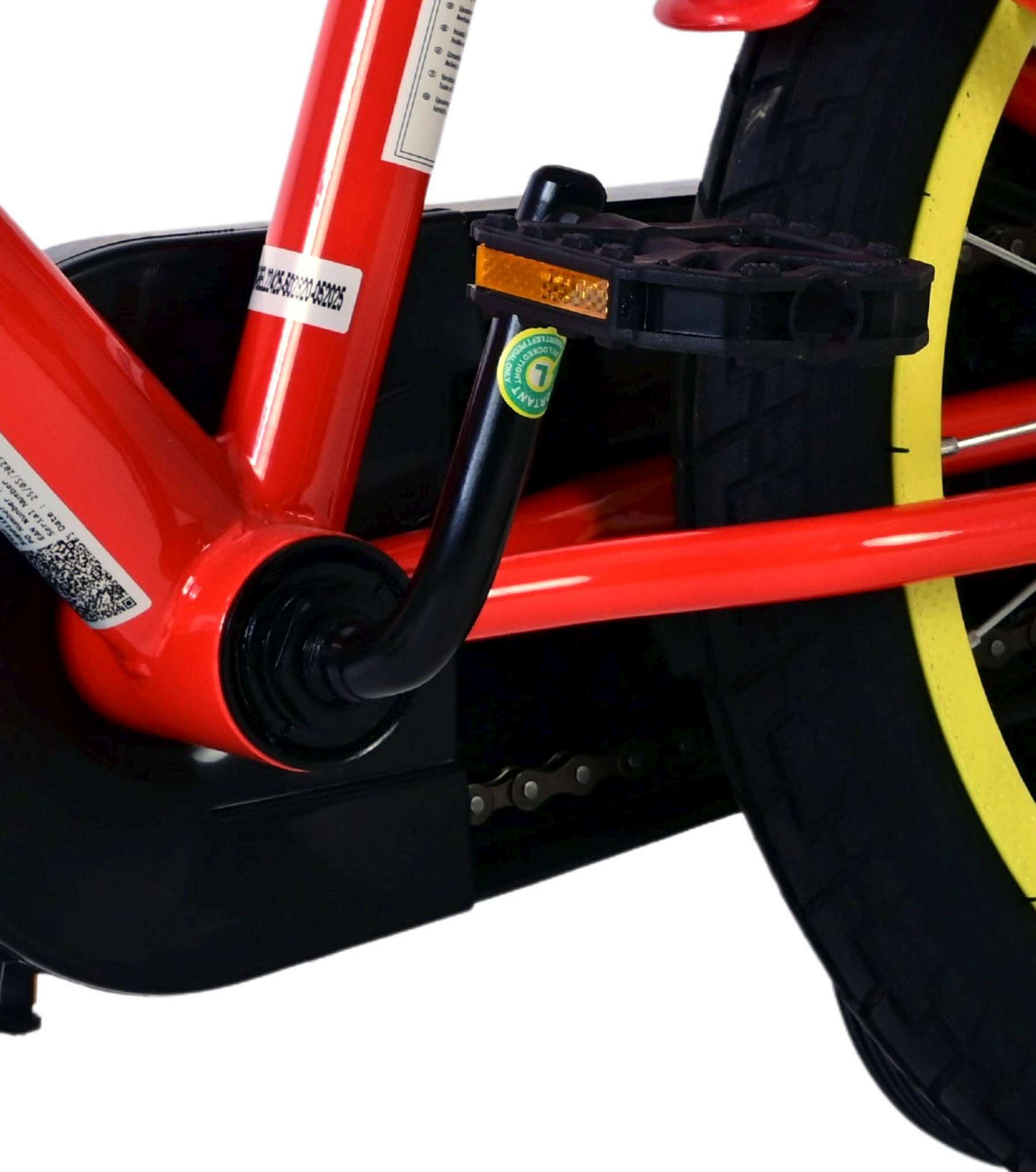 Nickelodeon | Jongens Kinderfiets Paw Patrol, 16 inch, Rood, Twee handremmen - Afbeelding 9