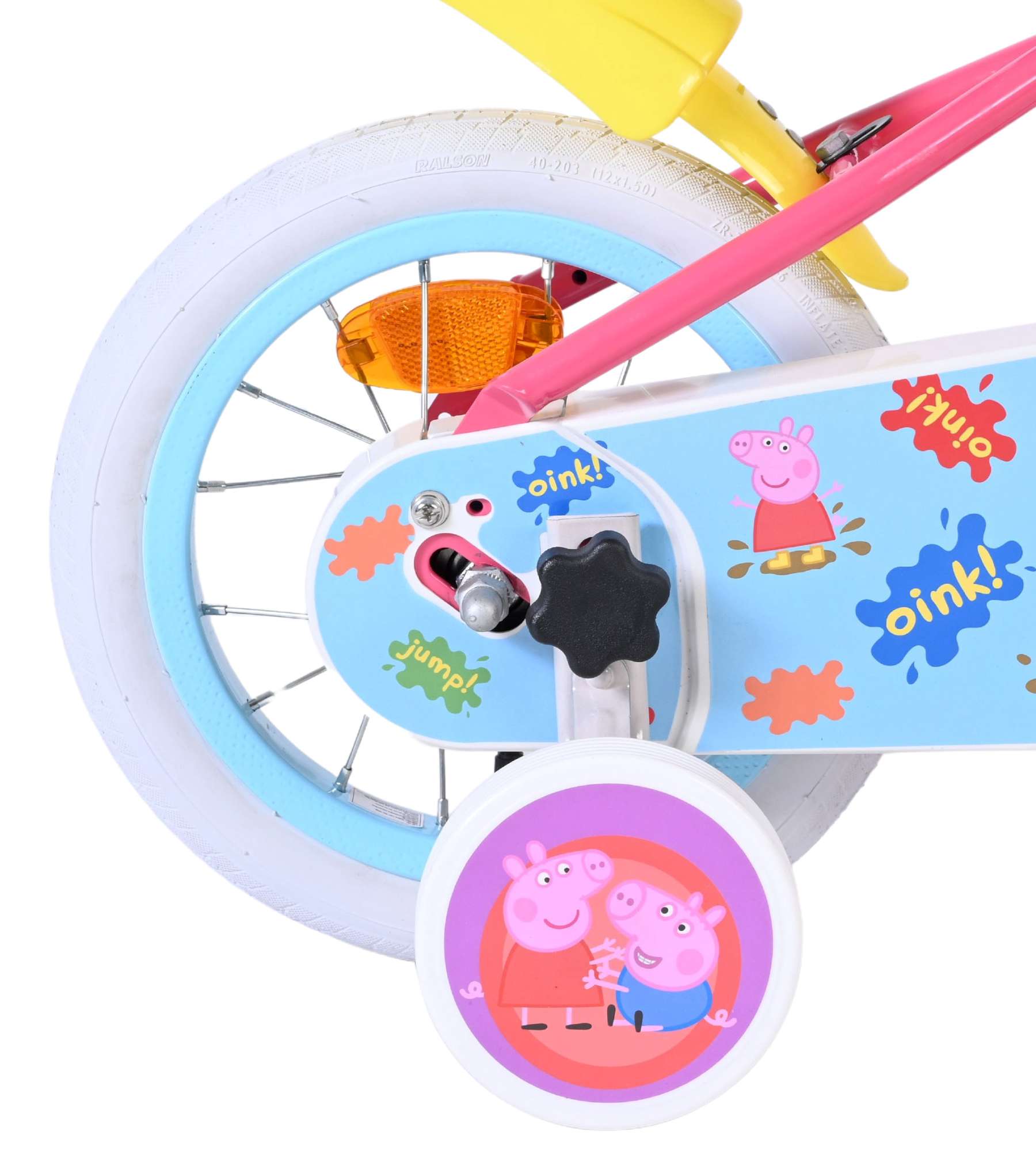 Hasbro | Meisjes Kinderfiets Peppa Pig, 12 inch, Roze - Afbeelding 2