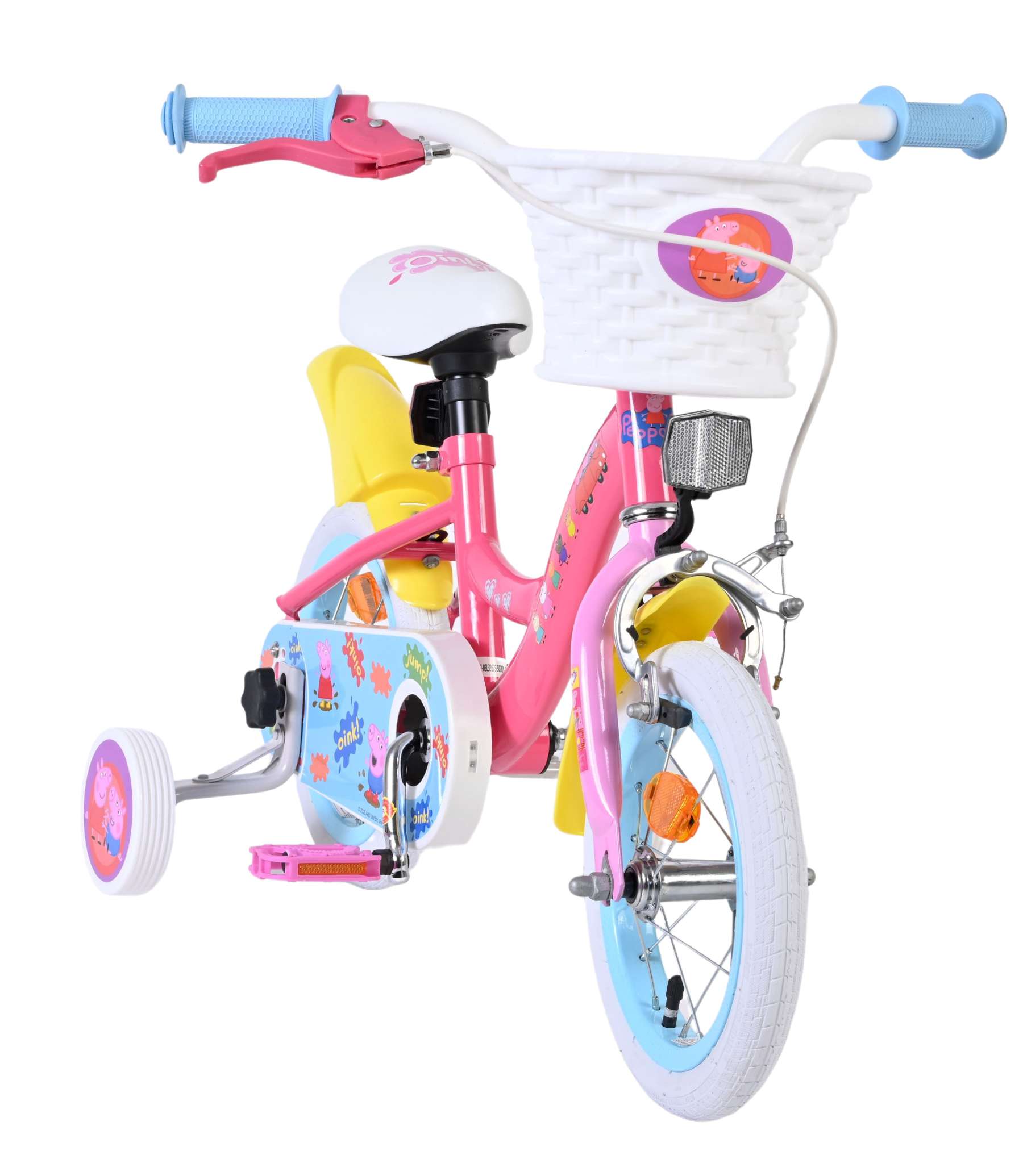 Hasbro | Meisjes Kinderfiets Peppa Pig, 12 inch, Roze - Afbeelding 5