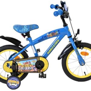 Nickelodeon | Jongens Kinderfiets Rubble & Crew, 14 inch, Blauw