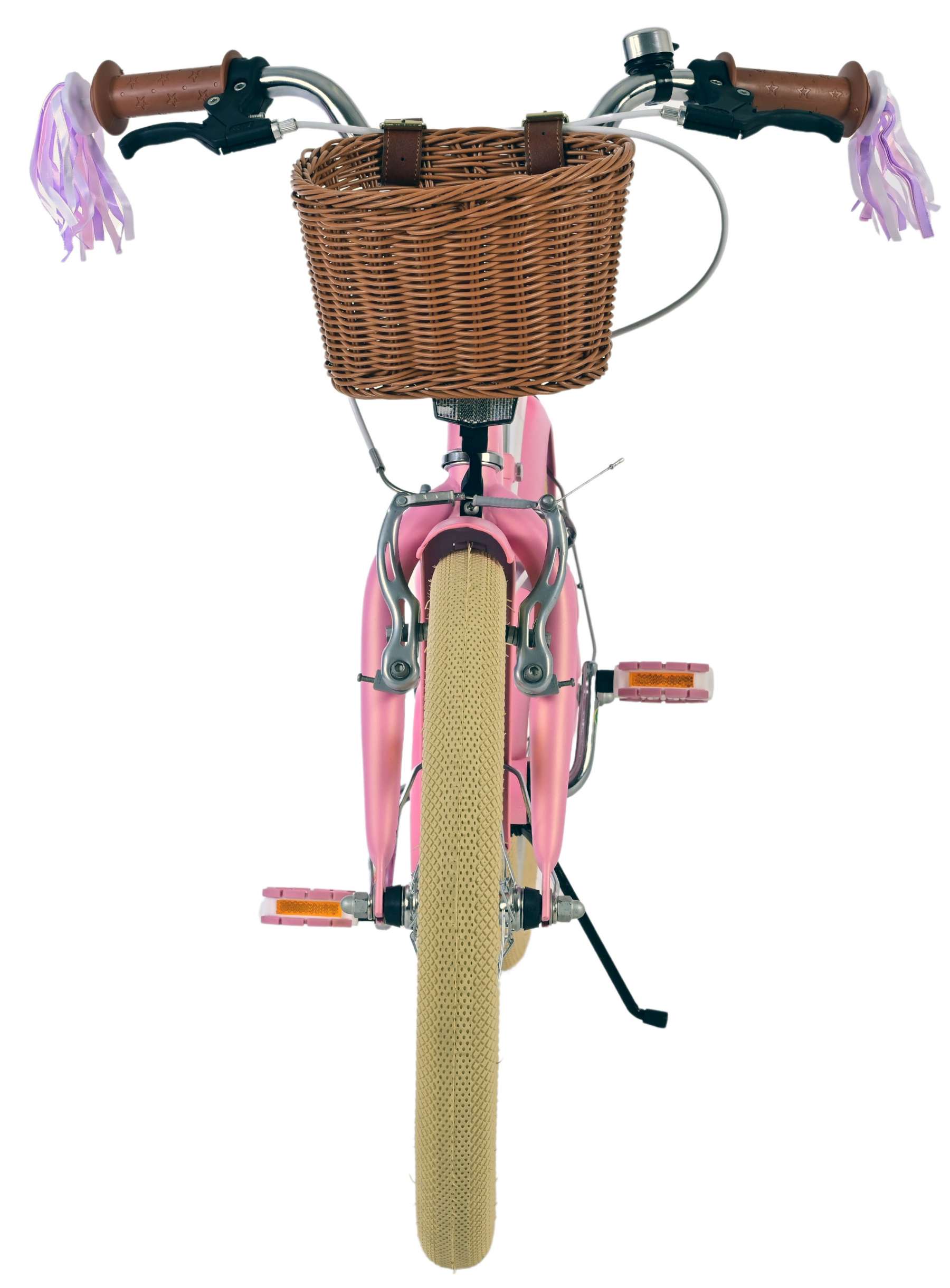 Volare | Meisjes Kinderfiets Blossom, 18 inch, Roze, Twee handremmen - Afbeelding 7