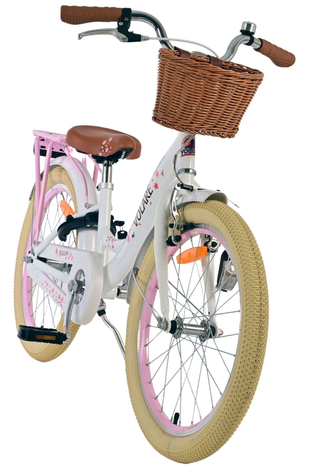 Volare | Meisjes Kinderfiets Blossom, 20 inch, Wit - Afbeelding 5
