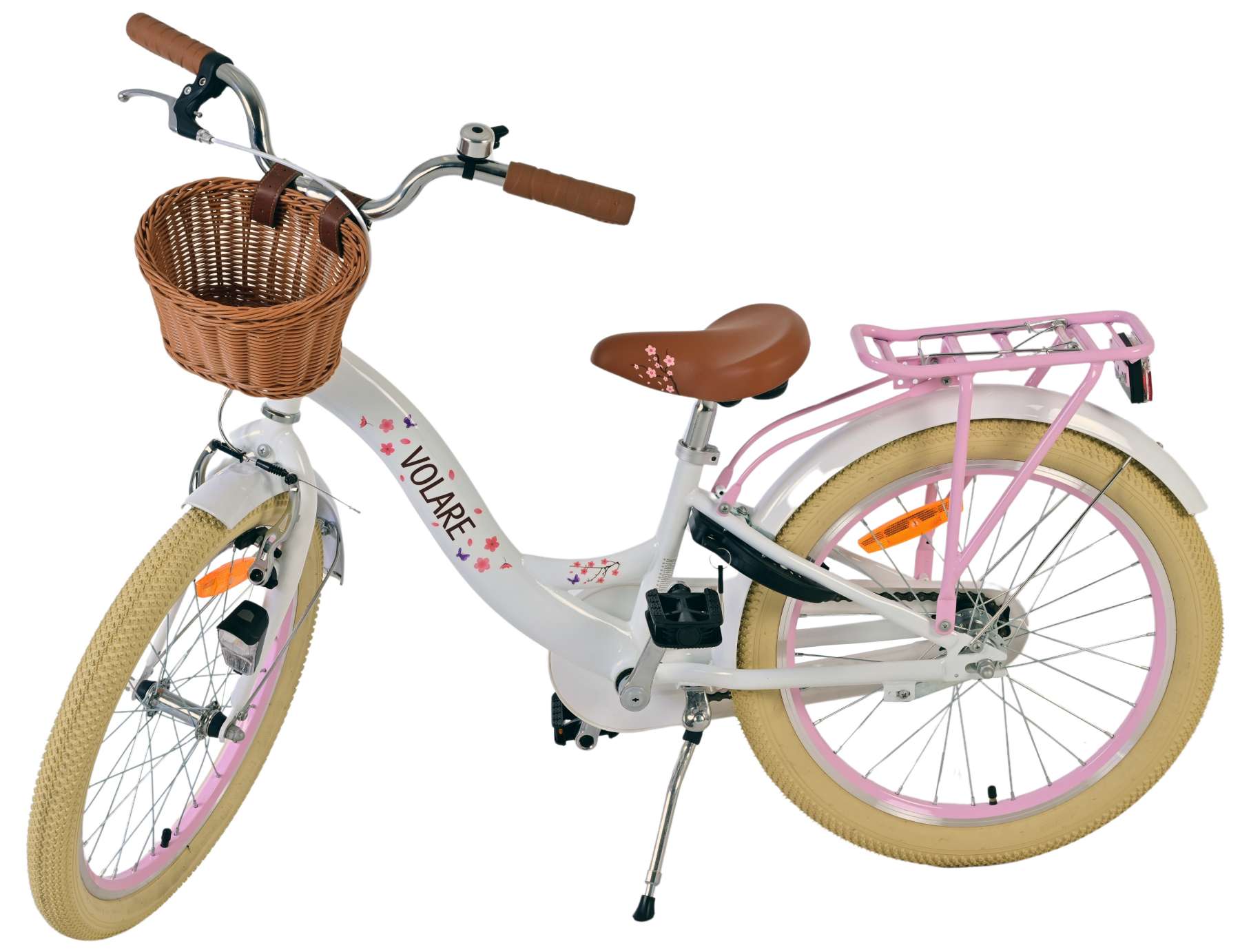 Volare | Meisjes Kinderfiets Blossom, 20 inch, Wit - Afbeelding 8