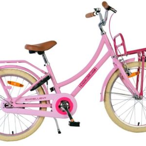 Volare | Meisjes Kinderfiets Excellent, 20 inch, Roze