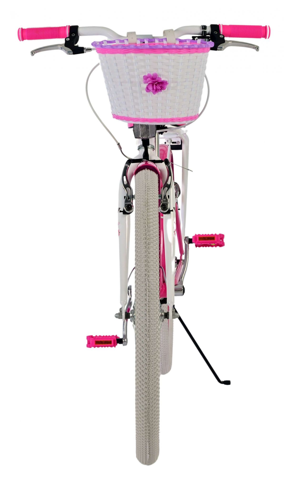 Volare | Meisjes Kinderfiets Lovely, 26 inch, Roze, Twee handremmen - Afbeelding 6