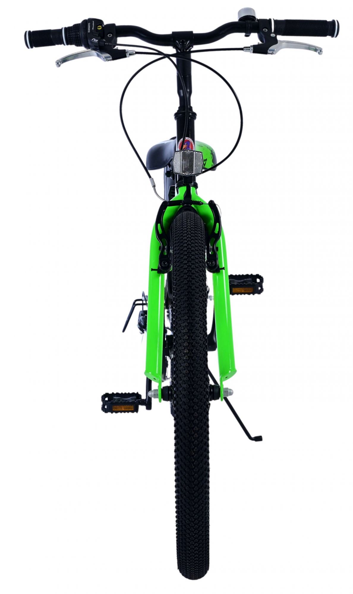 Volare | Jongens Kinderfiets Sportivo, 24 inch, 7 Speed, Zwart Groen - Afbeelding 7