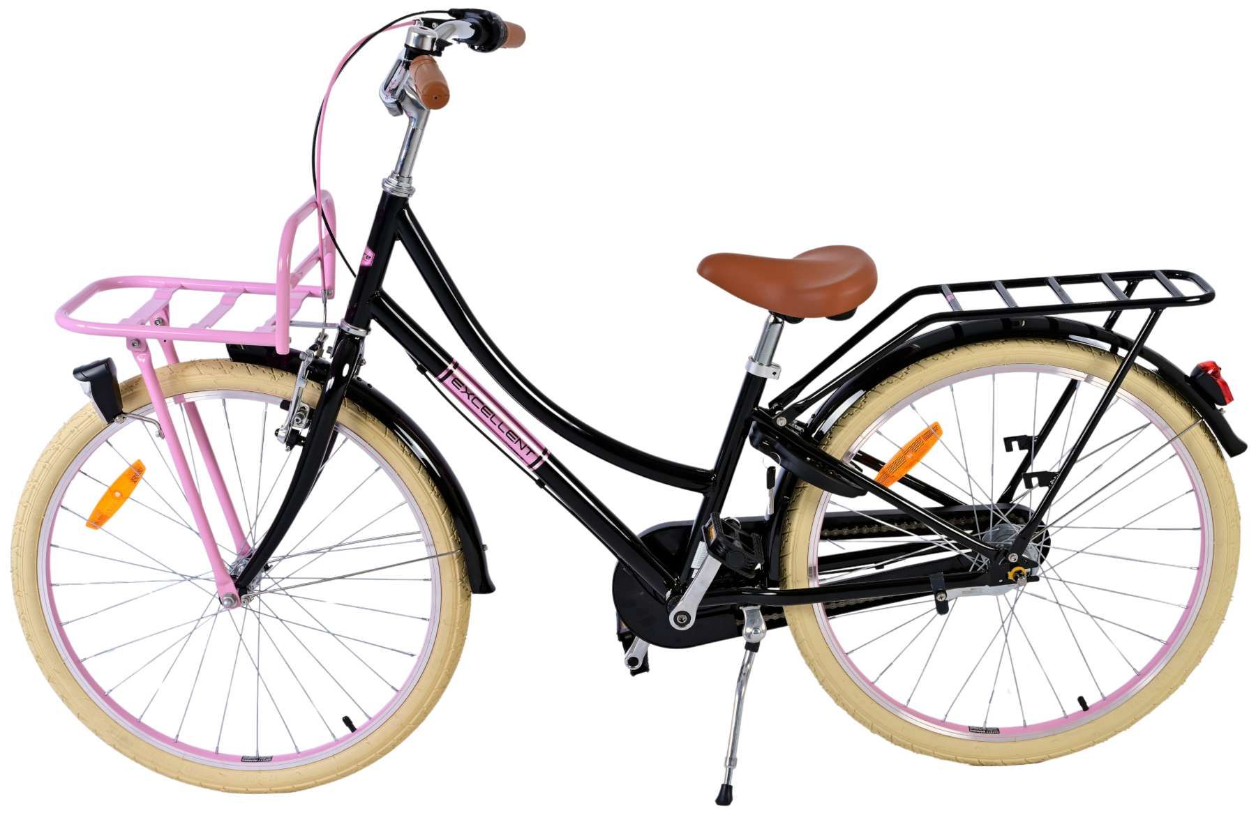 Volare | Meisjes Kinderfiets Excellent, 24 inch, Zwart, 3 Versnellingen - Afbeelding 8
